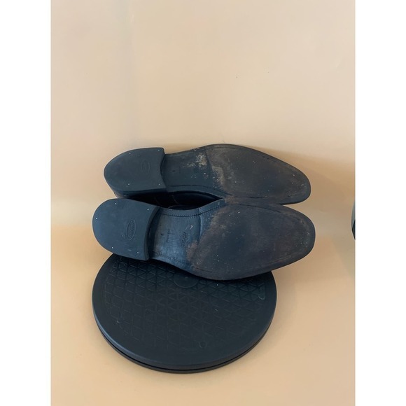 Hugo Boss Mens Black Leather Round Toe Lace Up Oxford Dress Shoes Size 9…     - Picture 5 of 6